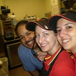 work and travel fast food restourant